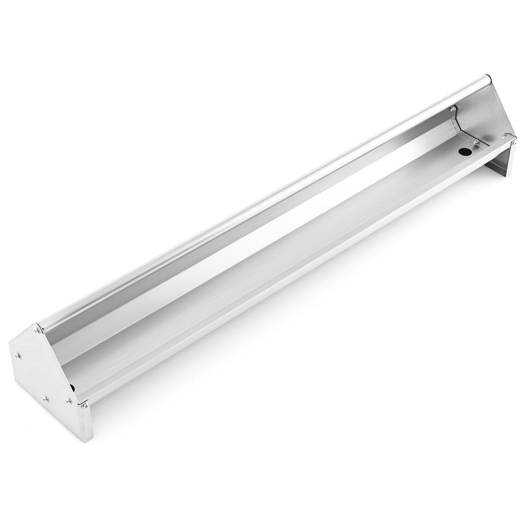 Giantex Chicken Feeding Trough 45" Long - Heavy Duty Galvanized Steel Chicken Feeder