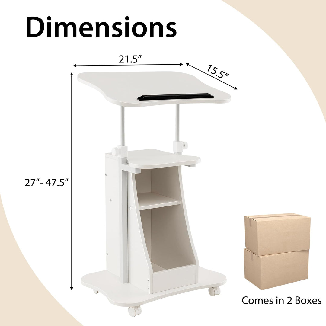 Giantex Mobile Podium Stand (1/2)