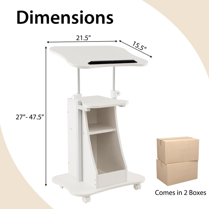 Giantex Mobile Podium Stand (1/2)