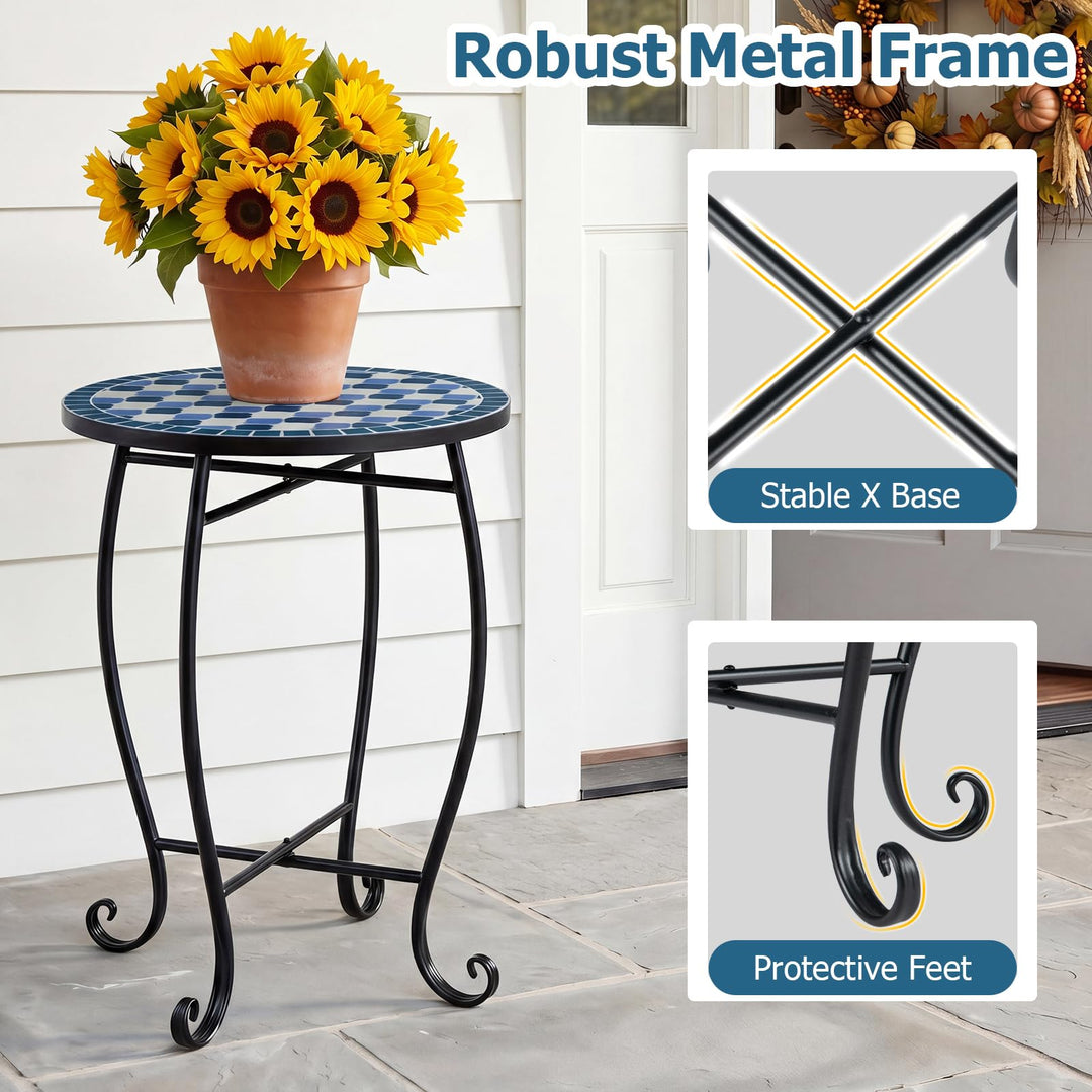 Giantex 14" Outdoor Side Table
