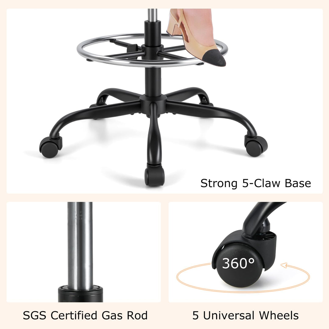 Giantex Mesh Drafting Chair, Standing Desk Chair