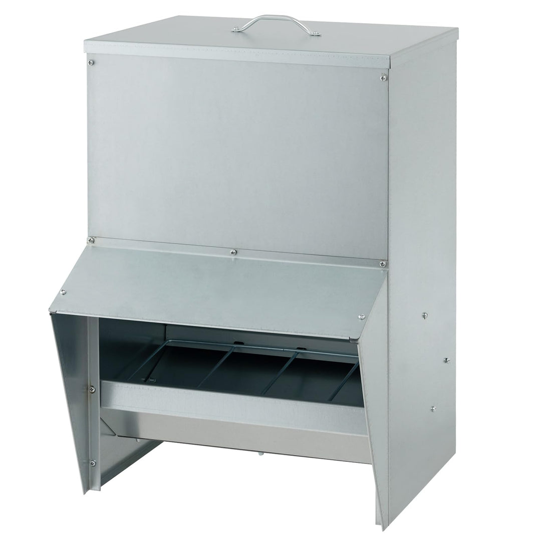 Giantex 30 lbs Galvanized Chicken Feeder