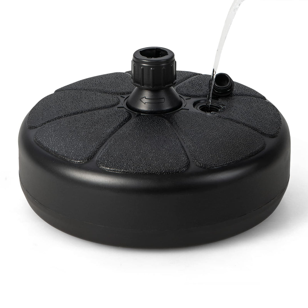 Giantex Fillable Umbrella Base, Water and Sand Filled Umbrella Stand, Fits 1.5" Patio Umbrella Pole