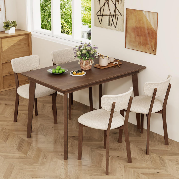 Giantex 48-Inches Rectangular Wooden Dining Table for 4