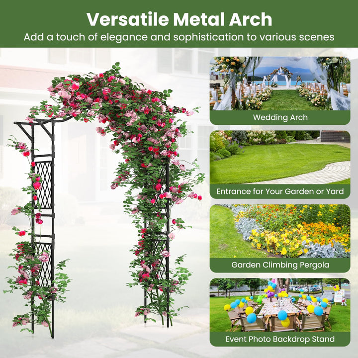 Giantex Garden Arch Trellis 67&