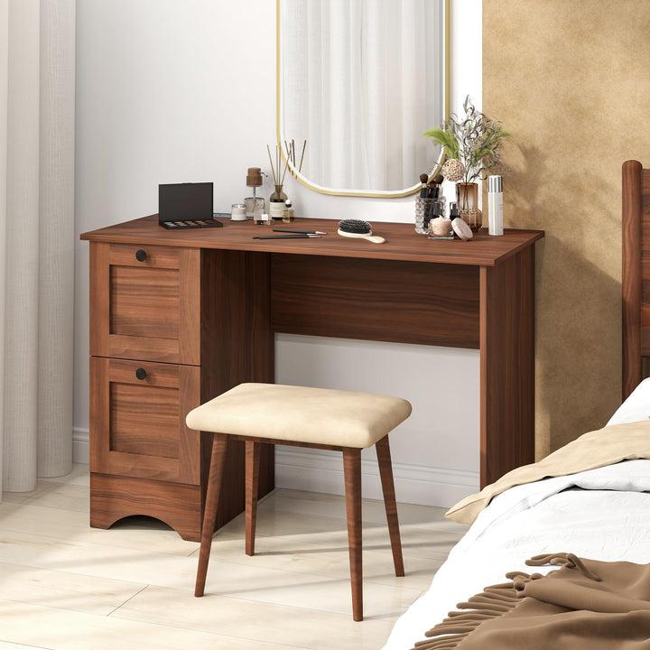 Giantex Computer Desk with 2 Drawers