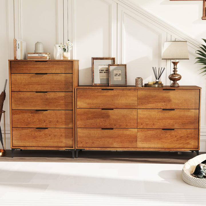 Giantex Wooden Storage Cabinet with Anti-Tip Kit &amp; Sturdy Metal Legs