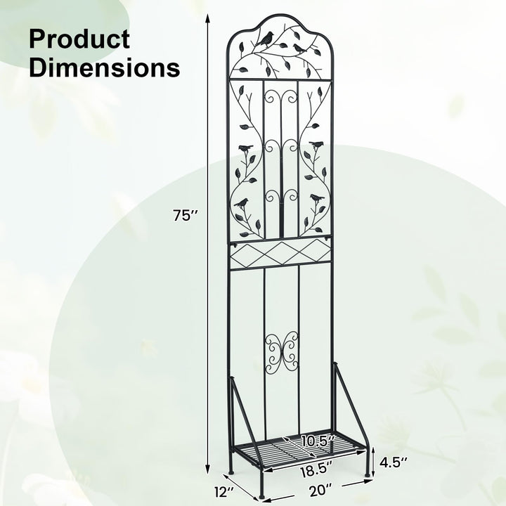 Giantex Metal Garden Trellis for Climbing Plants