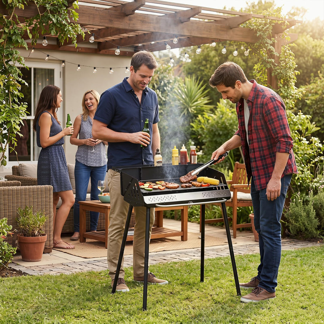 Giantex Portable Charcoal Grill with Detachable Legs