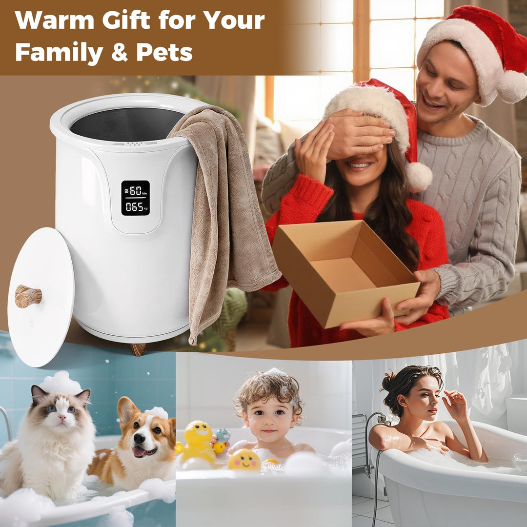 Giantex Large Towel Heater Bucket w/Adjustable Timer