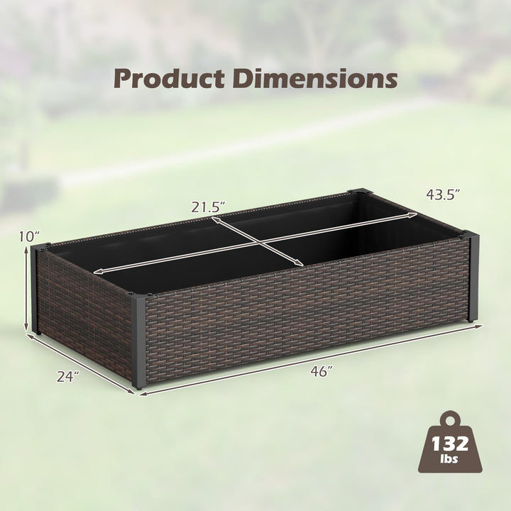Giantex Raised Garden Bed for Vegetables Flowers Herbs