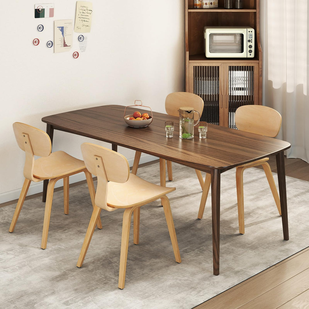 Giantex Modern Dining Chair Set of 2/4 with Wide Seat
