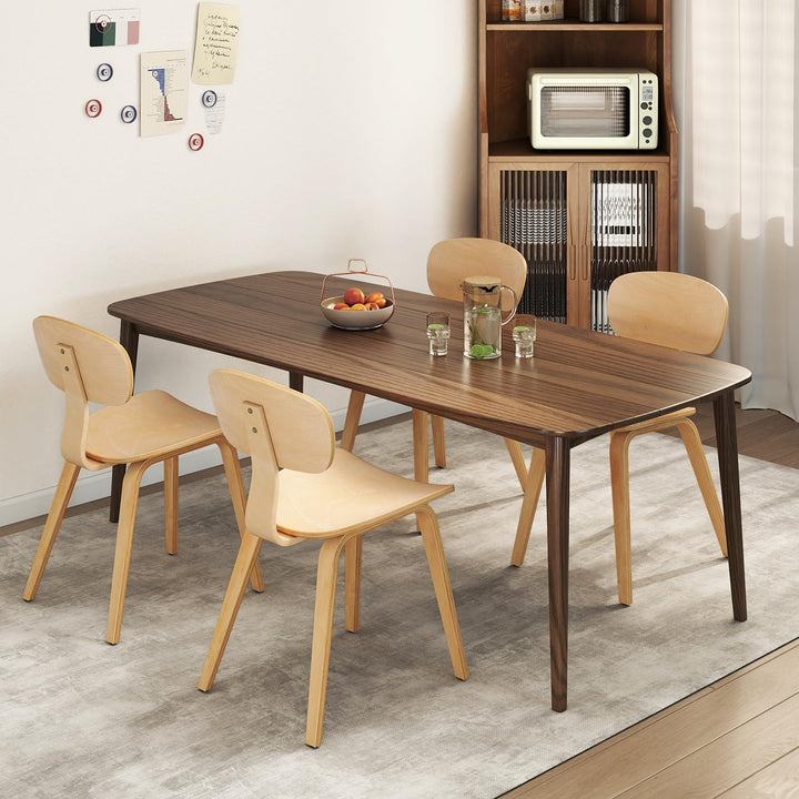 Giantex Modern Dining Chair Set of 2/4 with Wide Seat