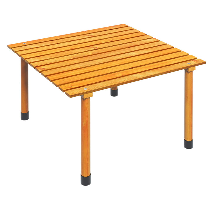 Giantex Portable Camping Table, Folding Picnic Table with Carrying Bag &amp; Roll-up Tabletop