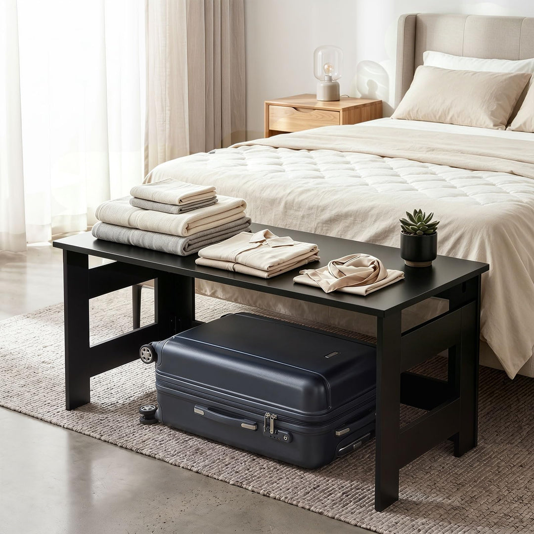 Giantex 31.5" Small Folding Coffee Table with Foldable Legs