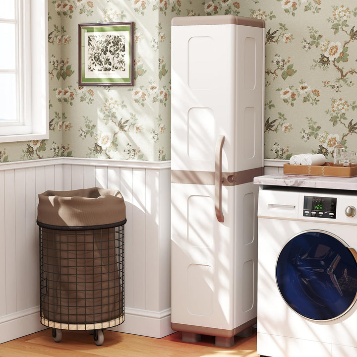 Giantex 70” Tall Slim Storage Cabinet with Single Door
