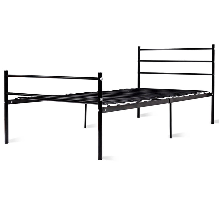 Giantex Twin Size Platform Bed with Headboard and Footboard
