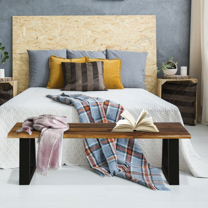 Giantex Wooden Dining Bench Seating