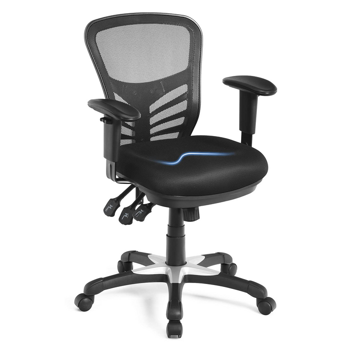 Giantex Seat Tilt Adjustment Office Chair for Working Studying Gaming