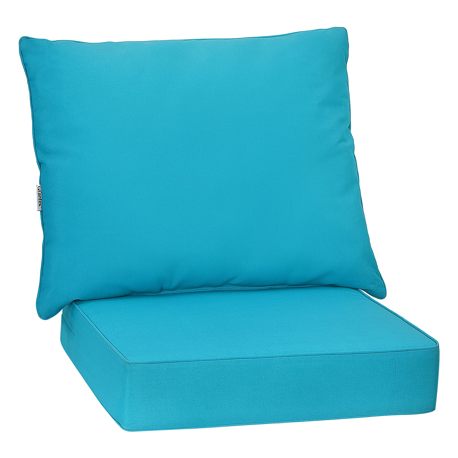 Giantex Patio Cushion Set with Pillow, Deep Seat and Back Cushion