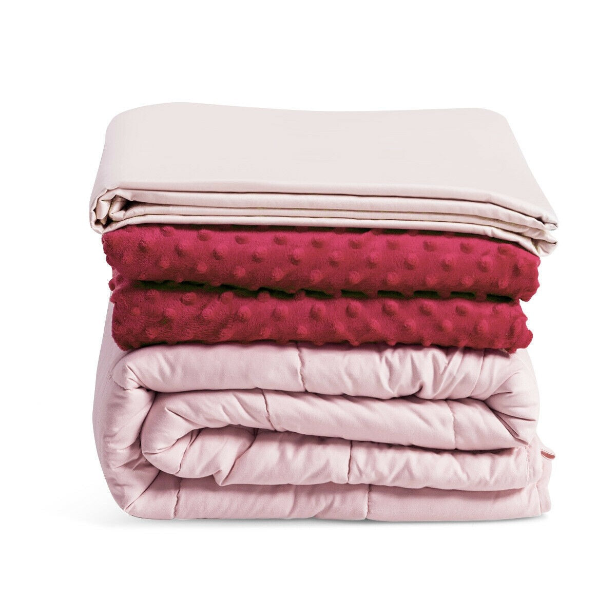 Weighted Blanket with Duvet Covers - Giantex