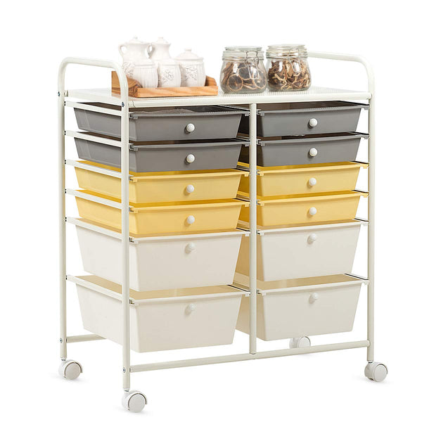 Giantex 12 Drawer Rolling Storage Cart