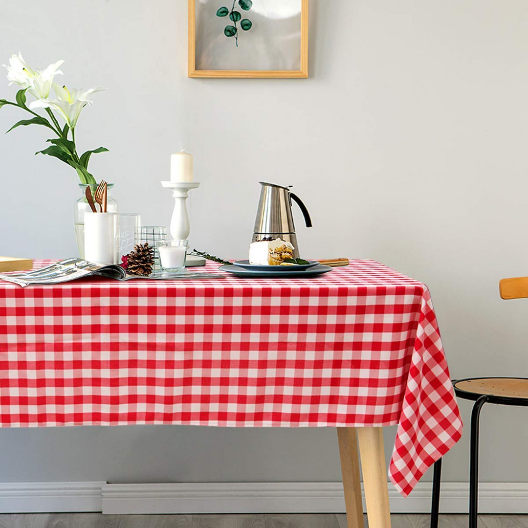 Giantex Decorative Buffalo Plaid Table Cover for Kitchen Dining Wedding Party