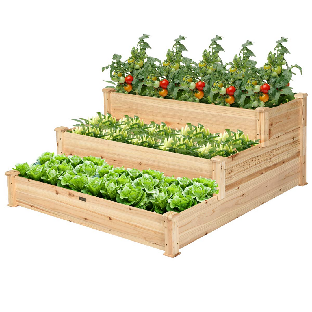3 Tier Raised Garden Bed, 49&