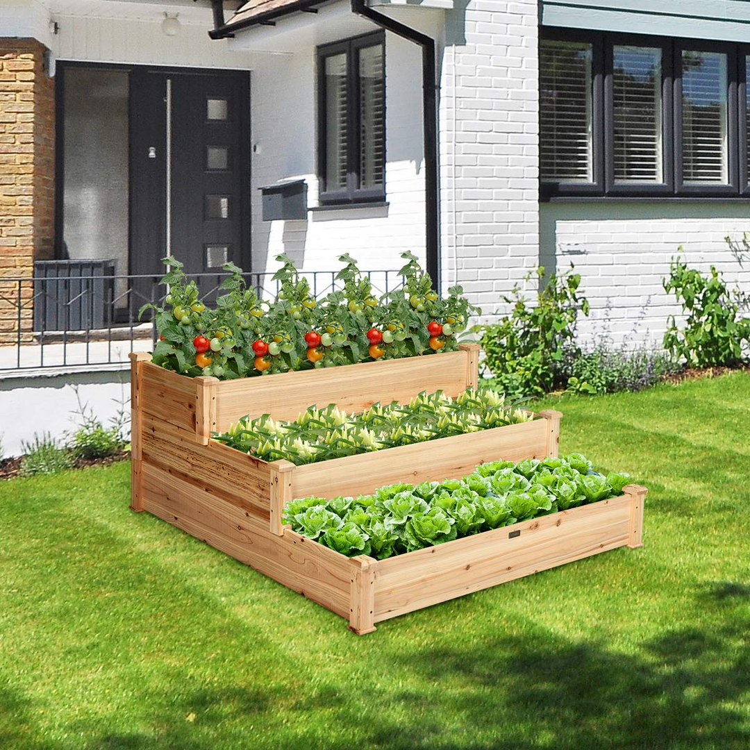 3 Tier Raised Garden Bed, 49&
