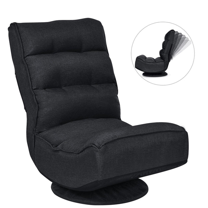 360 Degree Swivel Floor Chair, Lazy Sofa Lounge Chair - Giantexus