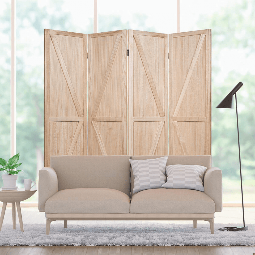 Copy of Giantex 4 Panel Folding Screen, 5.6 Ft Screen Room Divider - Giantexus
