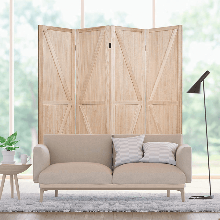 Copy of Giantex 4 Panel Folding Screen, 5.6 Ft Screen Room Divider - Giantexus