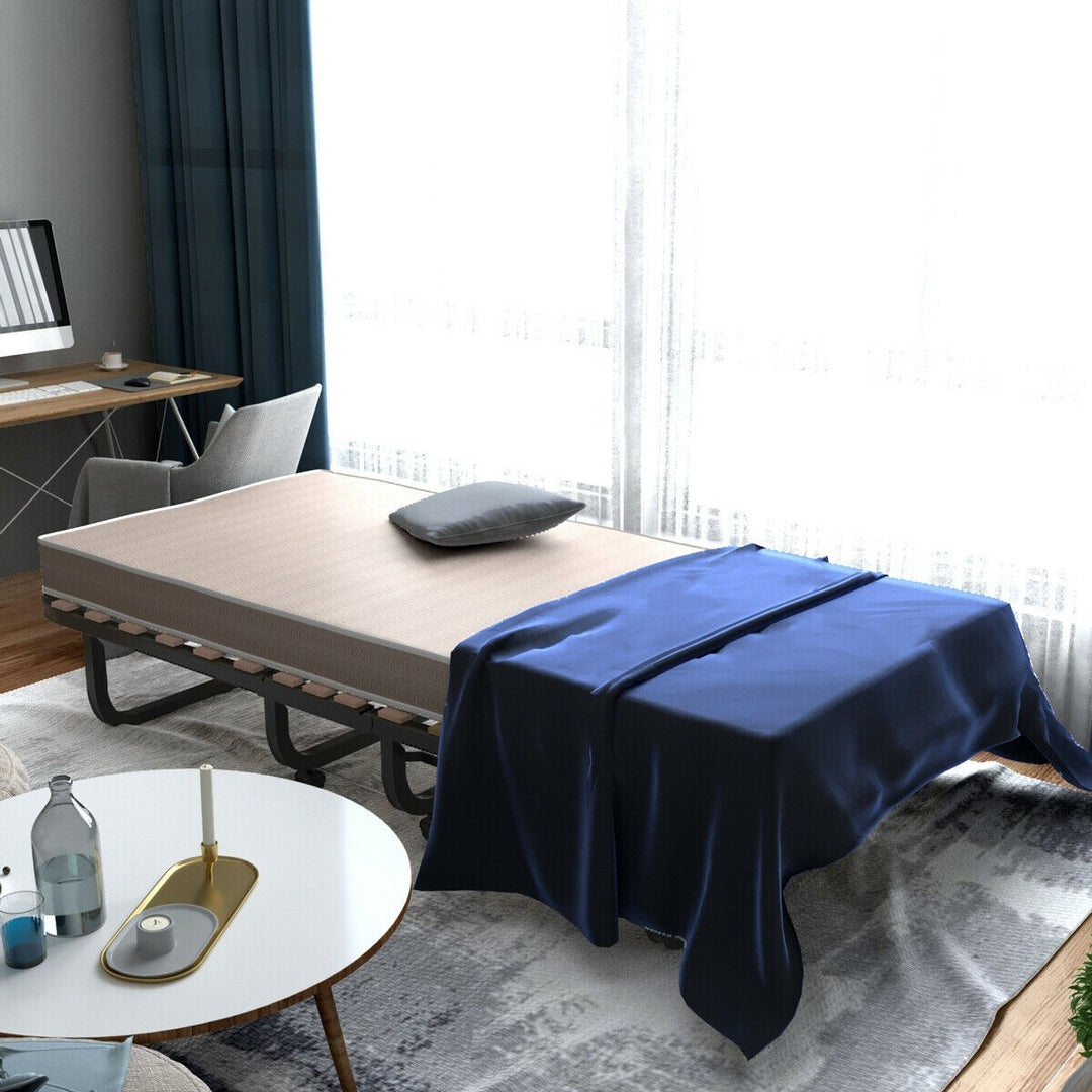 Giantex Rollaway Folding Bed with 4 Inch Mattress
