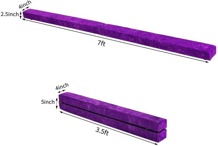 Giantex 7FT Folding Floor Balance Beam for Girls - Giantexus