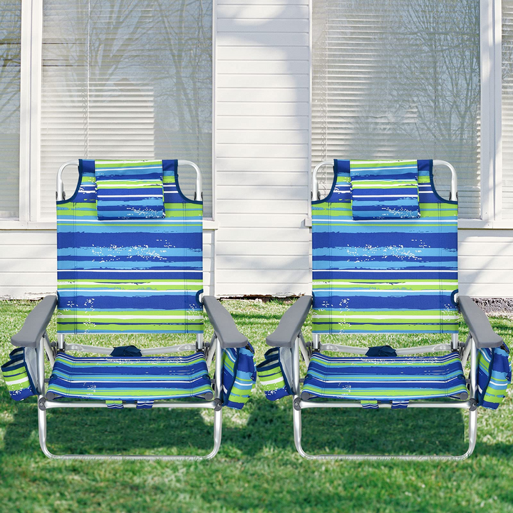 Giantex Beach Chair 2-Pack Sling Camping Chair