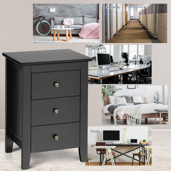 Giantex Suitable for Bedroom Bedsides Table Accent Table End Table