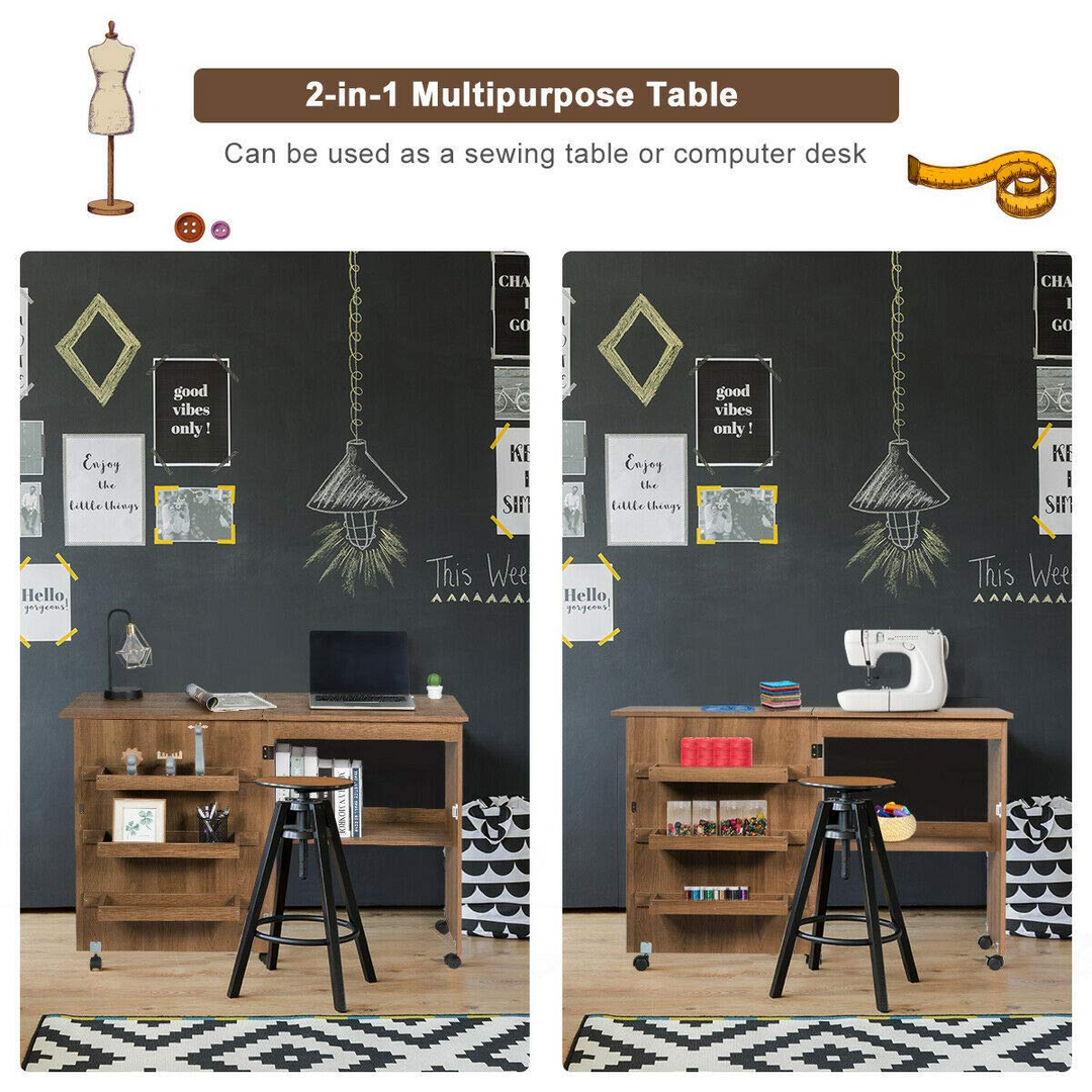 Giantex Folding Sewing Craft Table
