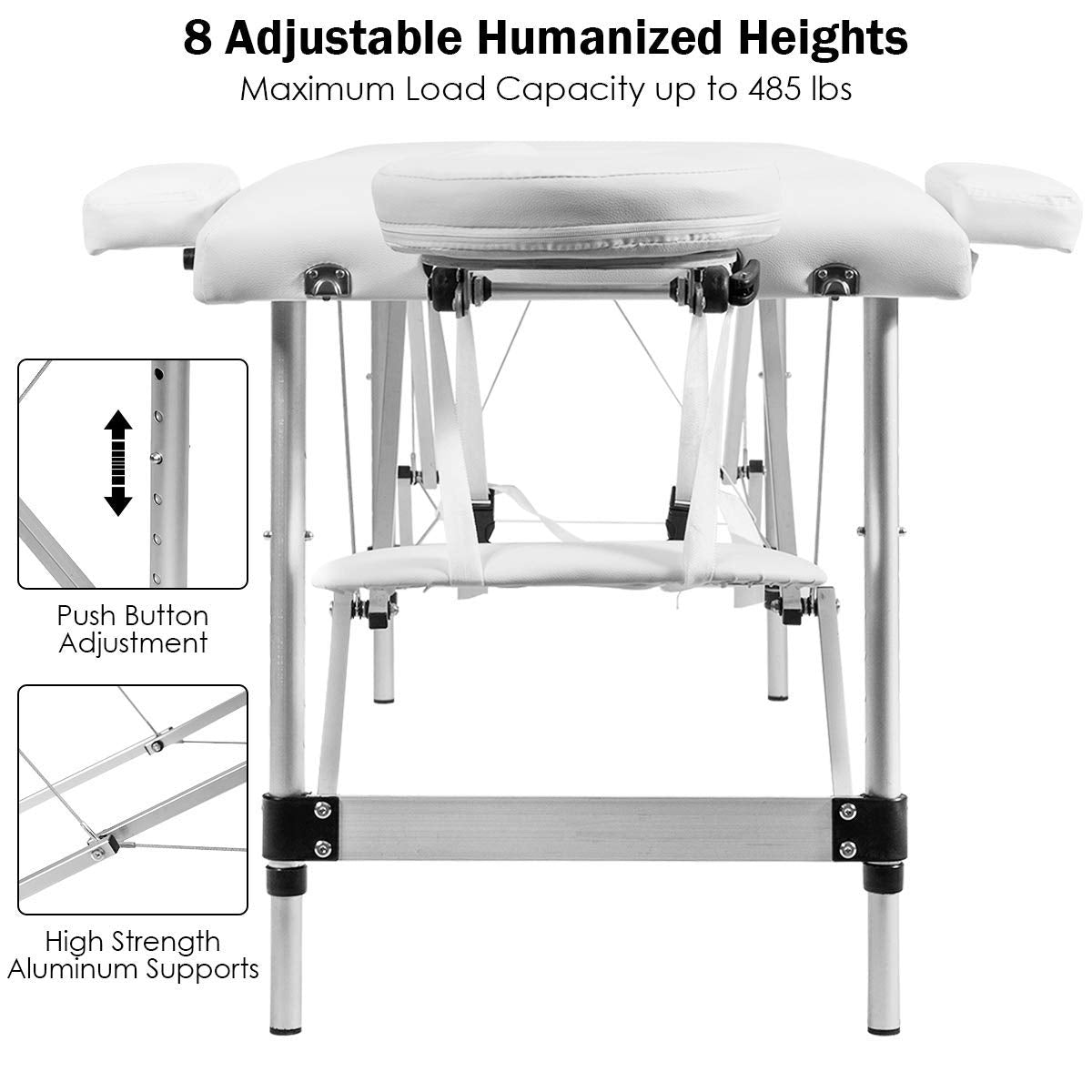 Giantex 84" Massage Table Professional Portable Massage Bed