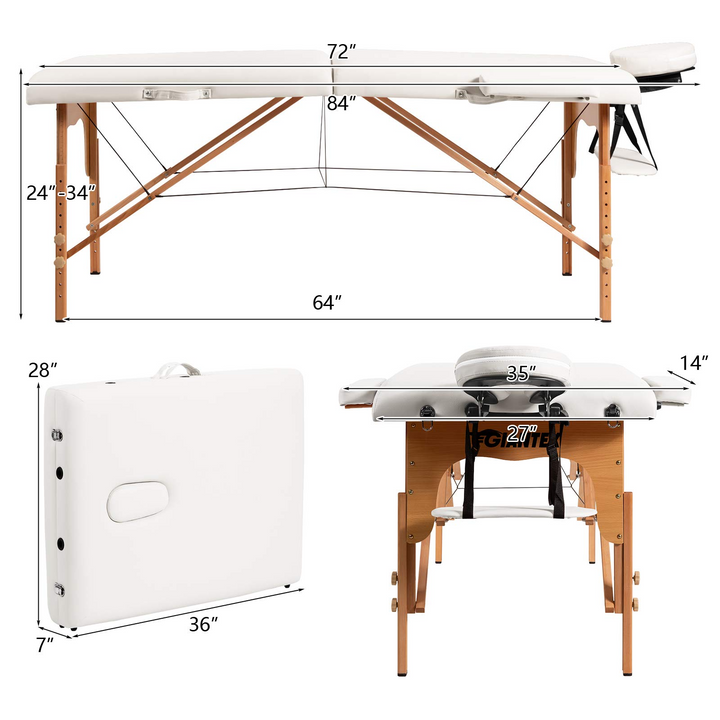 Giantex Folding Massage Table 84&