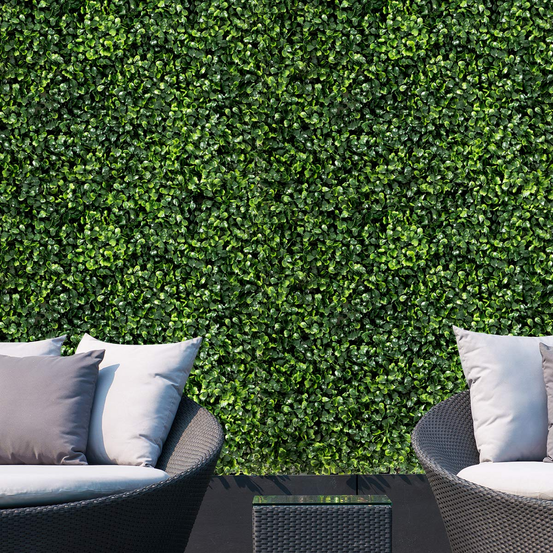 Giantex 12PCS 20x20inch Artificial Boxwood Panels Garden Privacy Fence Screen