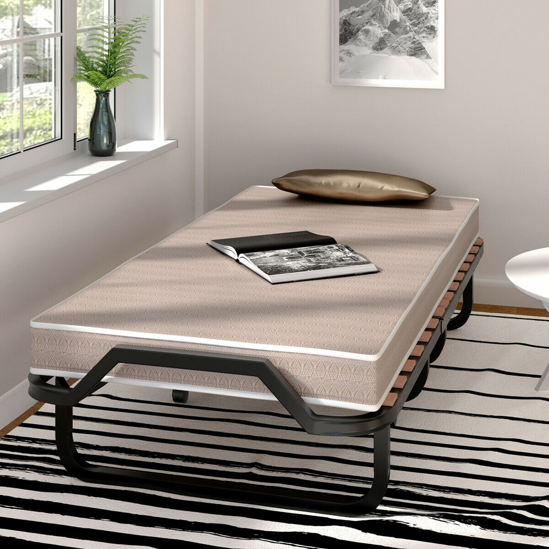 Giantex Rollaway Folding Bed with 4 Inch Mattress
