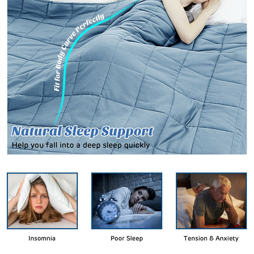 Bamboo Weighted Blanket, 48" x 72" | 15lbs - Giantexus