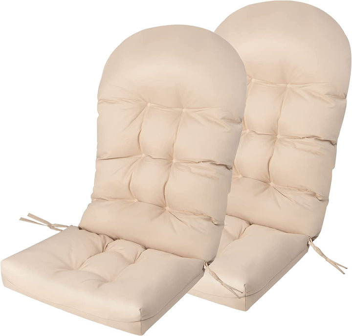Giantex Patio Adirondack Chair Cushion - 49"x 23"High Back Rocking Chair Cushion w/Fixing Straps, Durable &amp; Fade Resistant