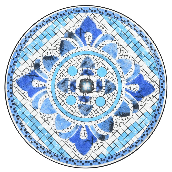 Giantex Folding Mosaic Patio Table, 14&