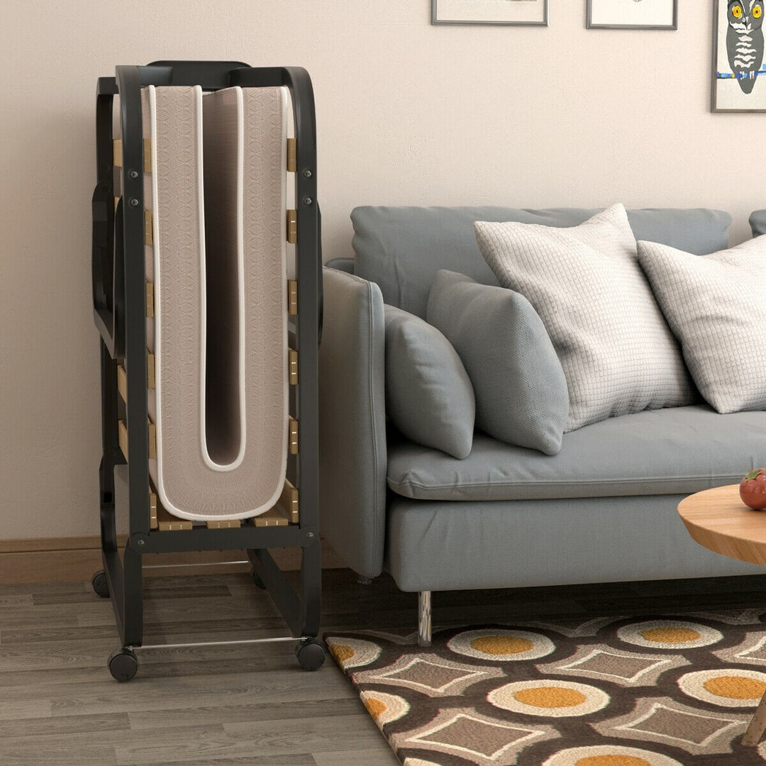 Giantex Rollaway Folding Bed with 4 Inch Mattress