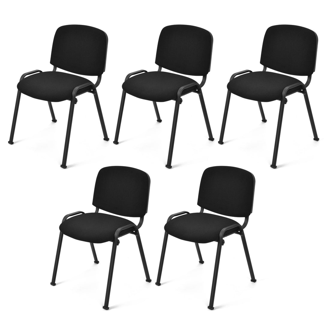 Giantex Conference Chairs with Ergonomic Upholstered Seat &amp; Protective Foot Pad – Chair Set (2 / 4 / 5 / 6 / 8 / 10 / 15 Pack Options)