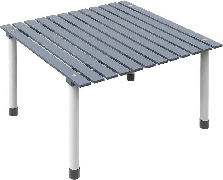 Giantex Portable Camping Table, Folding Picnic Table with Carrying Bag &amp; Roll-up Tabletop