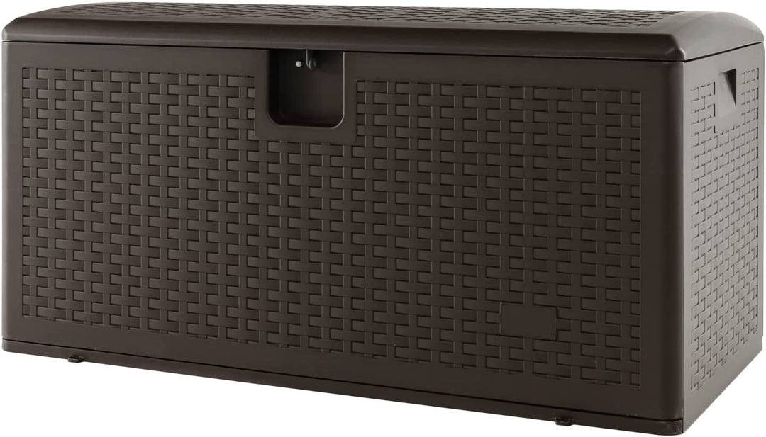 Giantex Patio Deck Box - Outdoor Storage Bin with Flip Lid, Lock Hole, 31-130 Gallons