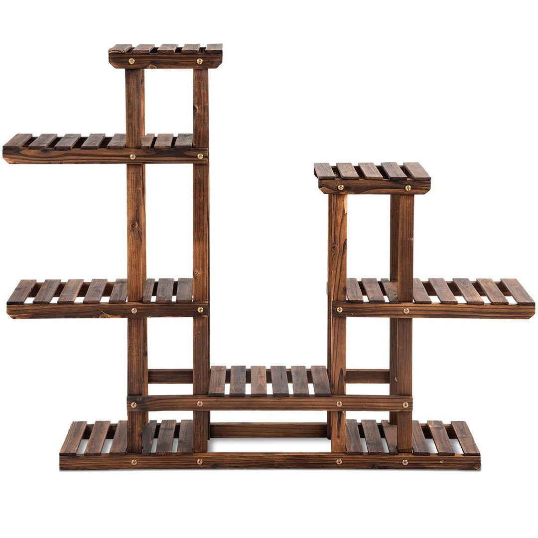 Giantex Flower Rack Wood Plant Stand
