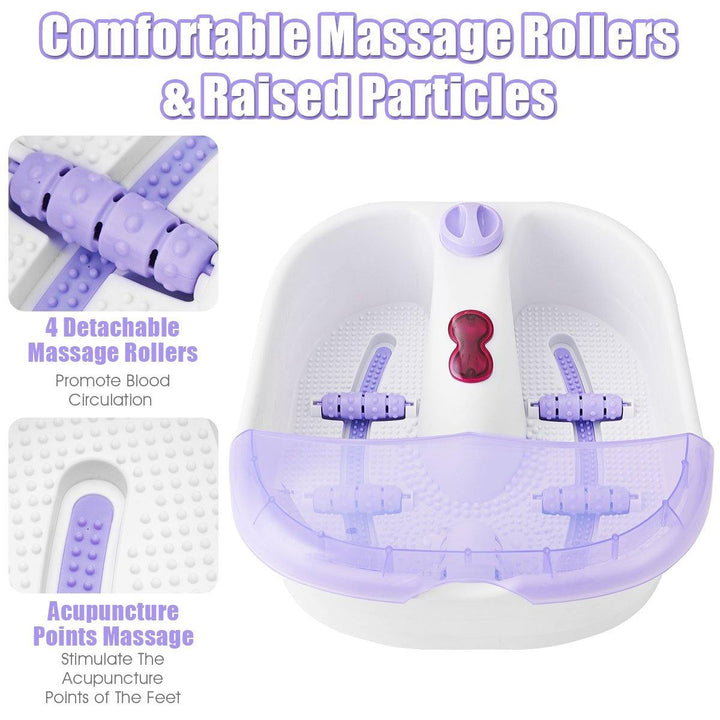 Giantex Foot Spa Bath Massager, Heated Foot Baths Machine - Giantexus